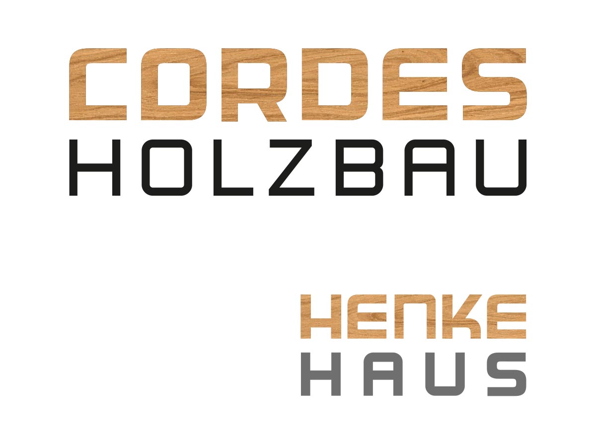 Logoentwicklung für die Cordes Holzbau GmbH