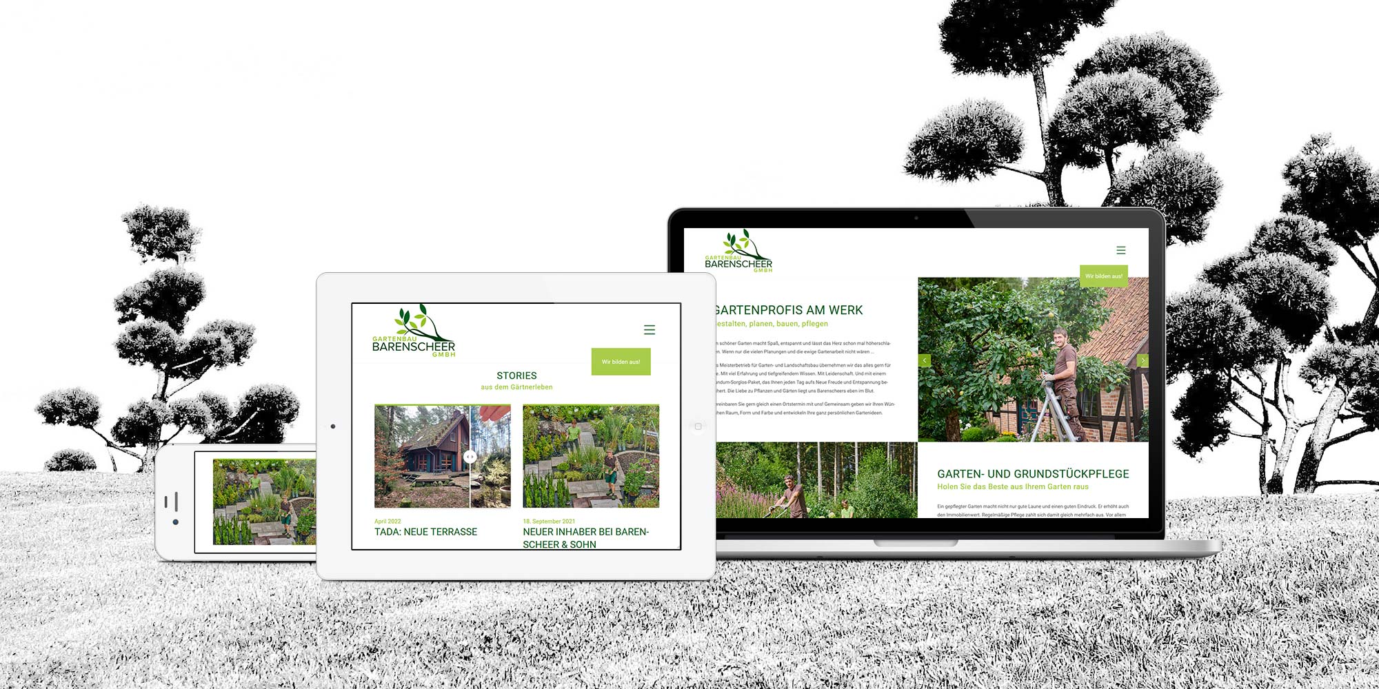 Gartenbau Barenscheer Webseite